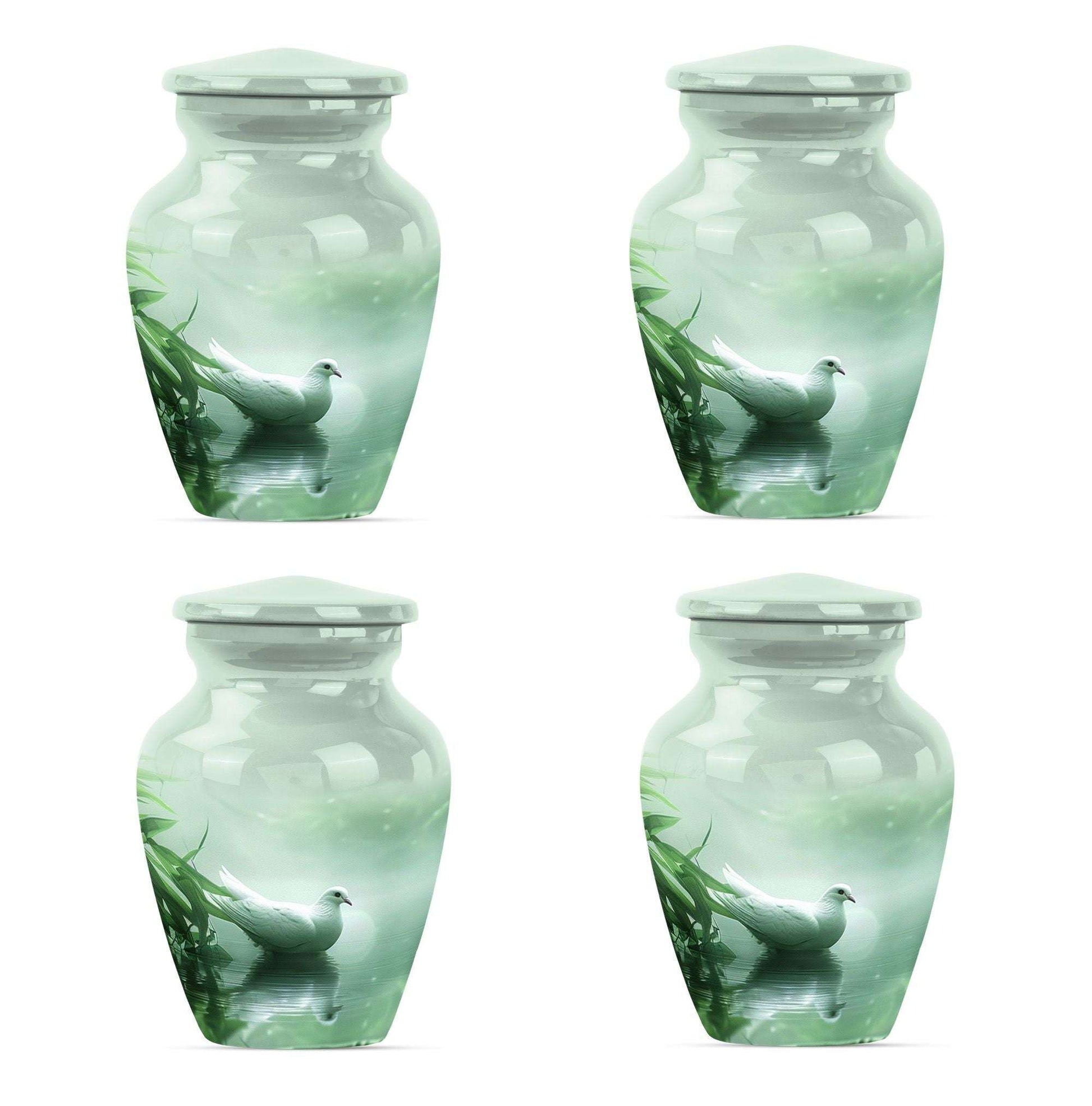 Dove Memorial Urn For Human Ashes - Large Decorative Urn