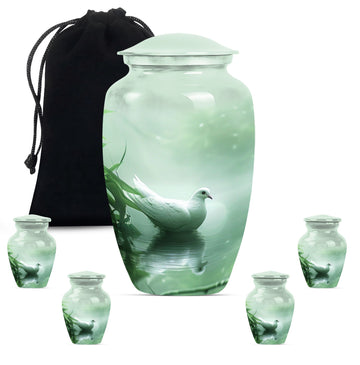 Large Urn with 4 Small Urn