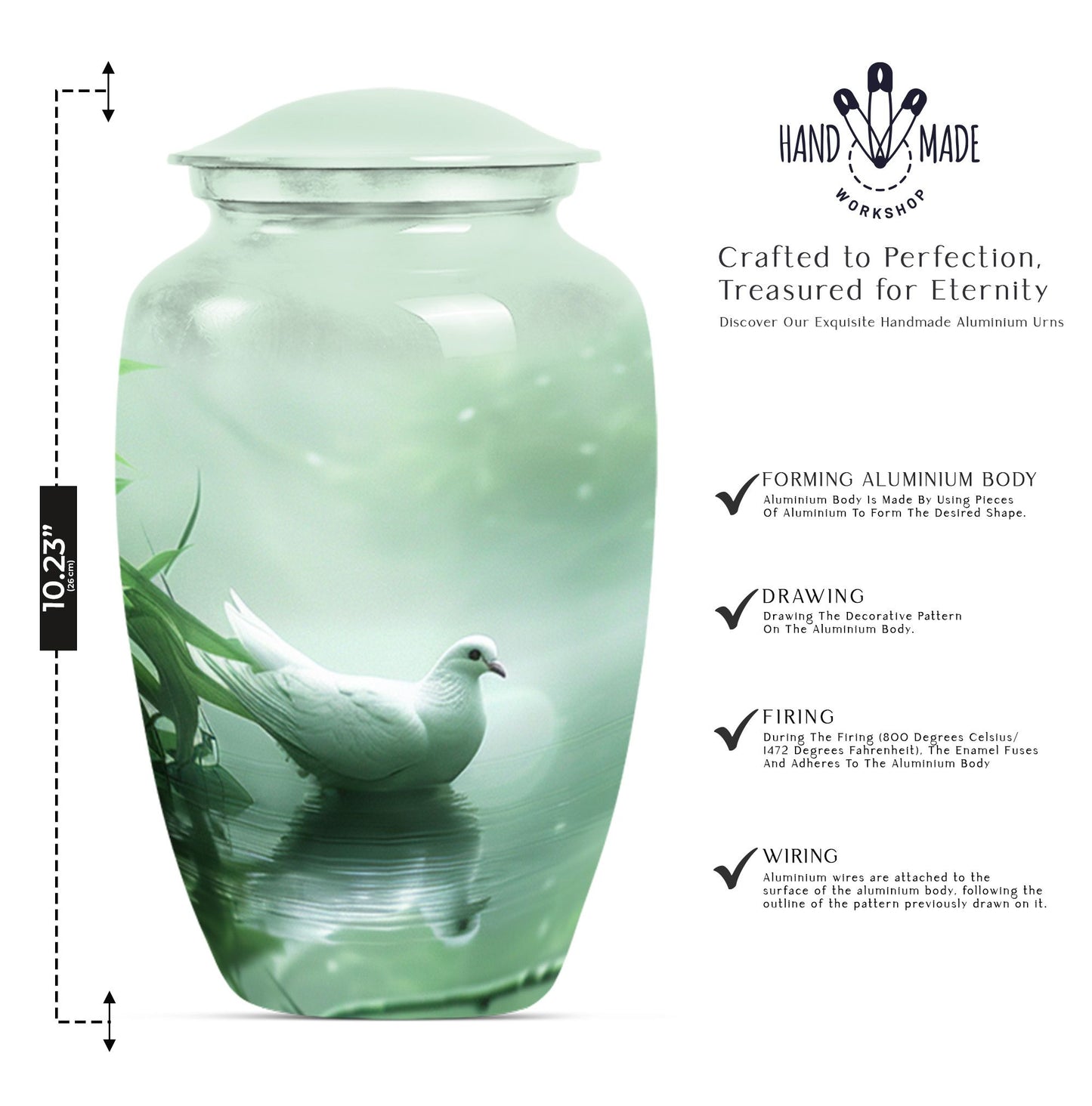 Dove Urn for cremation ashes