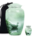 Dove Memorial Urn For Human Ashes - Large Decorative Urn