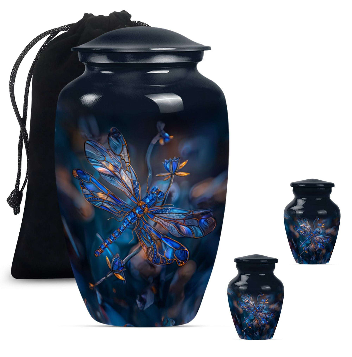 Dragonfly Burial Urns For Ashes - Large Decorative Urns For Women