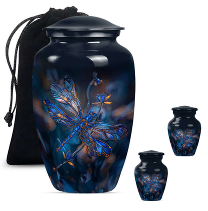 Dragonfly Burial Urns For Ashes - Large Decorative Urns For Women