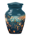 Green Dragonfly Burial Cremation Urns - Large Urn For Ashes For Women