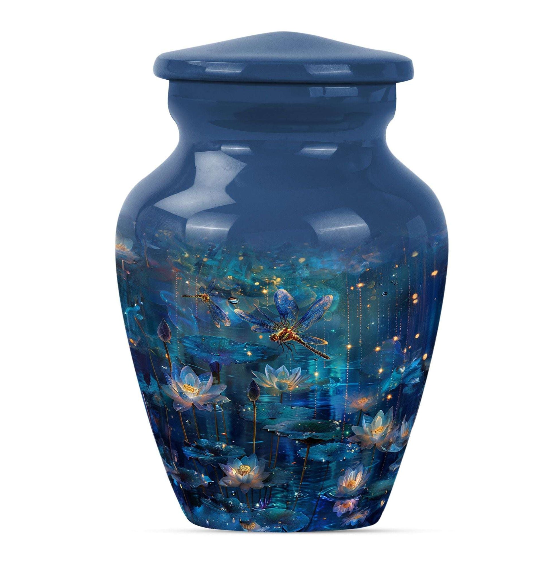Dragonfly Urn For Adult Ashes - Decorative Memorial Urn For Mom Ashes