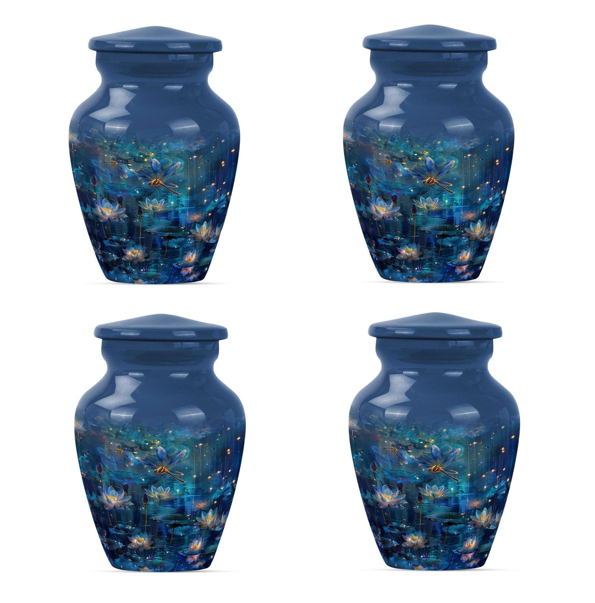 Dragonfly Urn For Adult Ashes - Decorative Memorial Urn For Mom Ashes