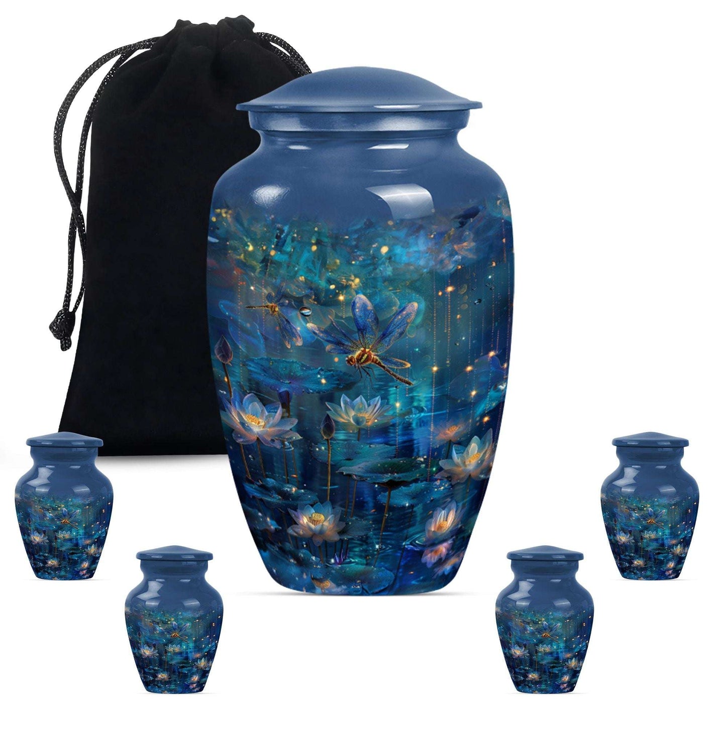 Dragonfly Urn For Adult Ashes - Decorative Memorial Urn For Mom Ashes