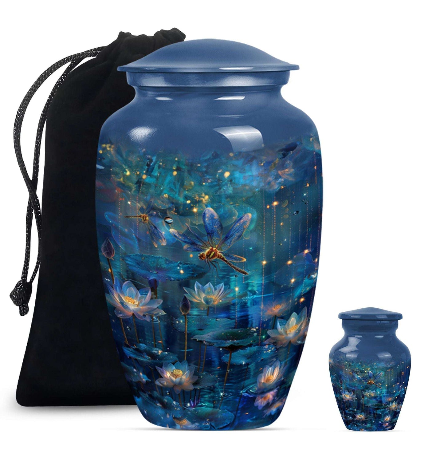 Dragonfly Urn For Adult Ashes - Decorative Memorial Urn For Mom Ashes