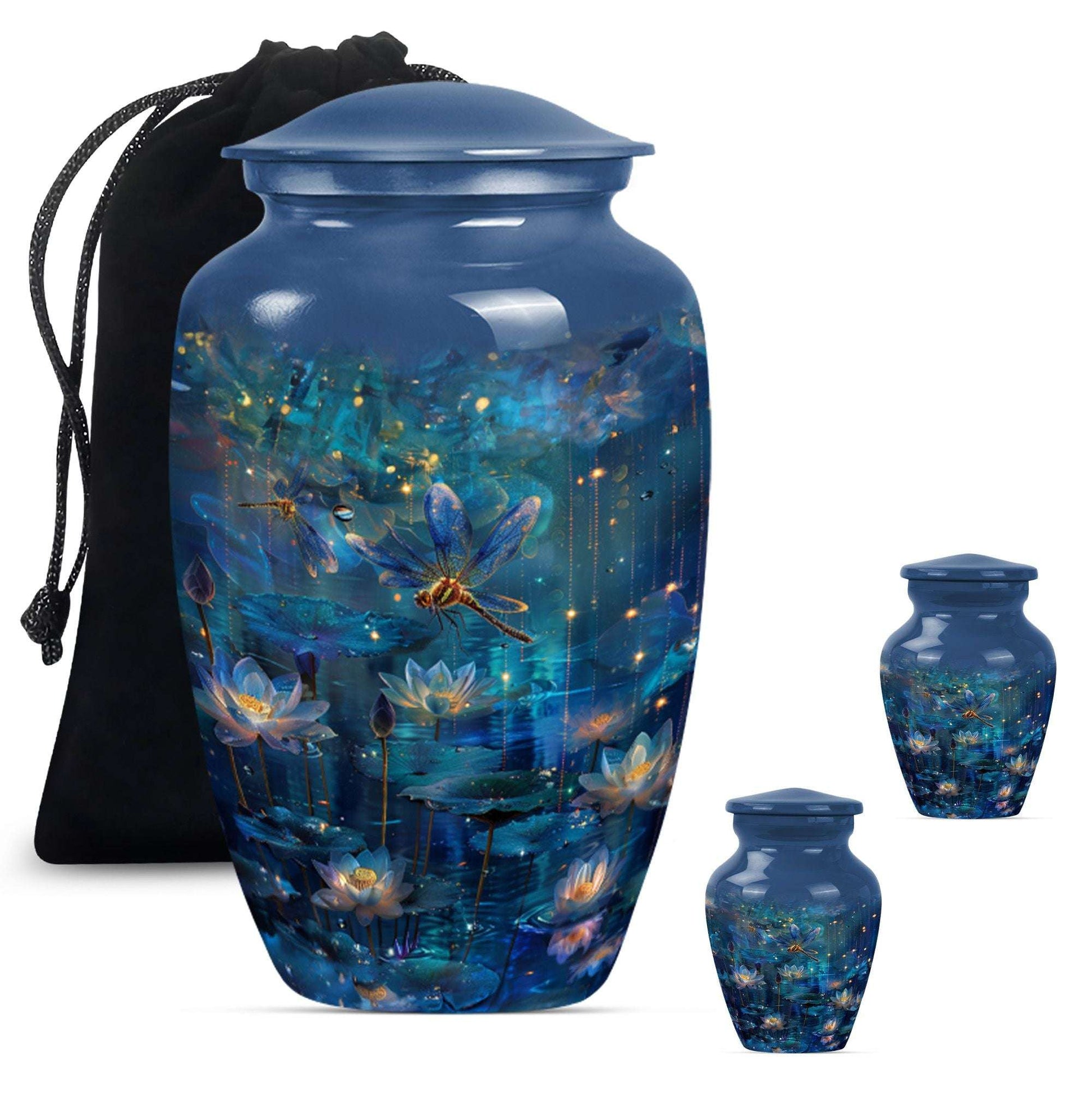 Dragonfly Urn For Adult Ashes - Decorative Memorial Urn For Mom Ashes