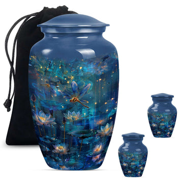 Large Urn With 2 Keepsake Urn