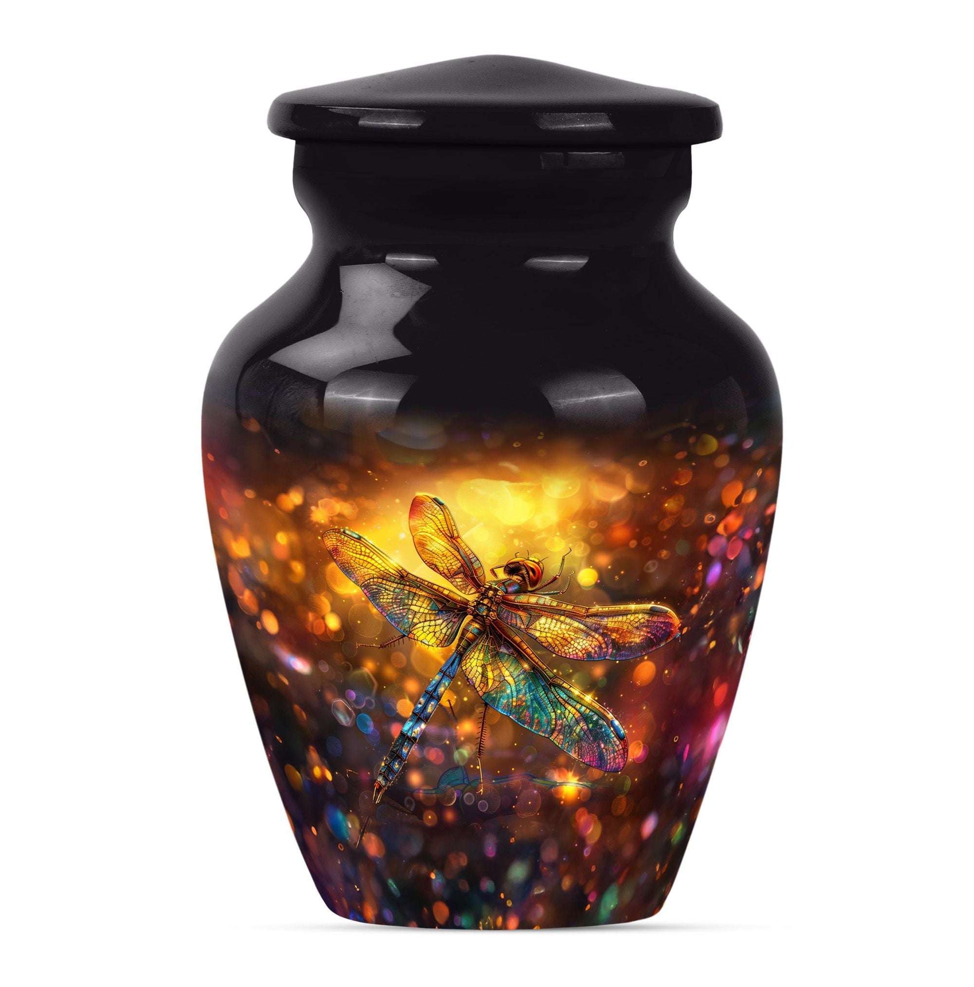 Decorative Dragonfly Funeral Urn - Cremation Urn Mom