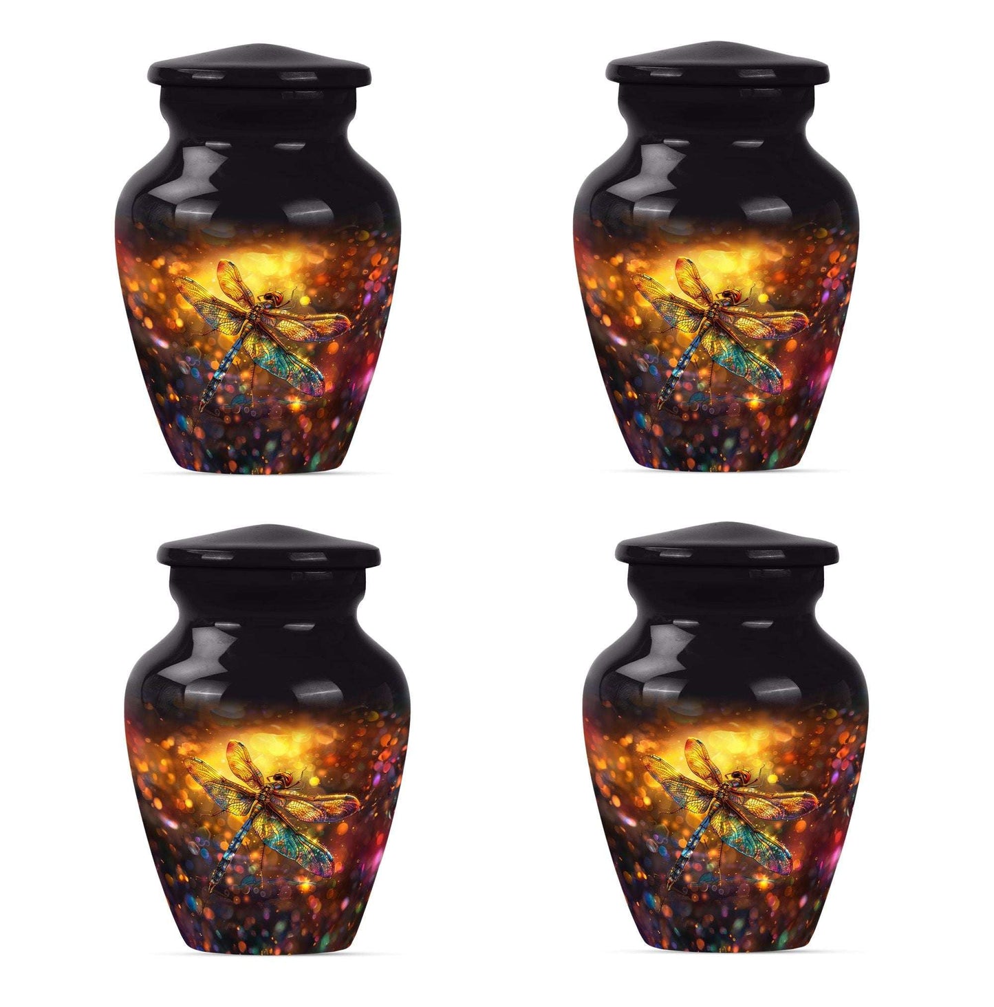 Decorative Dragonfly Funeral Urn - Cremation Urn Mom