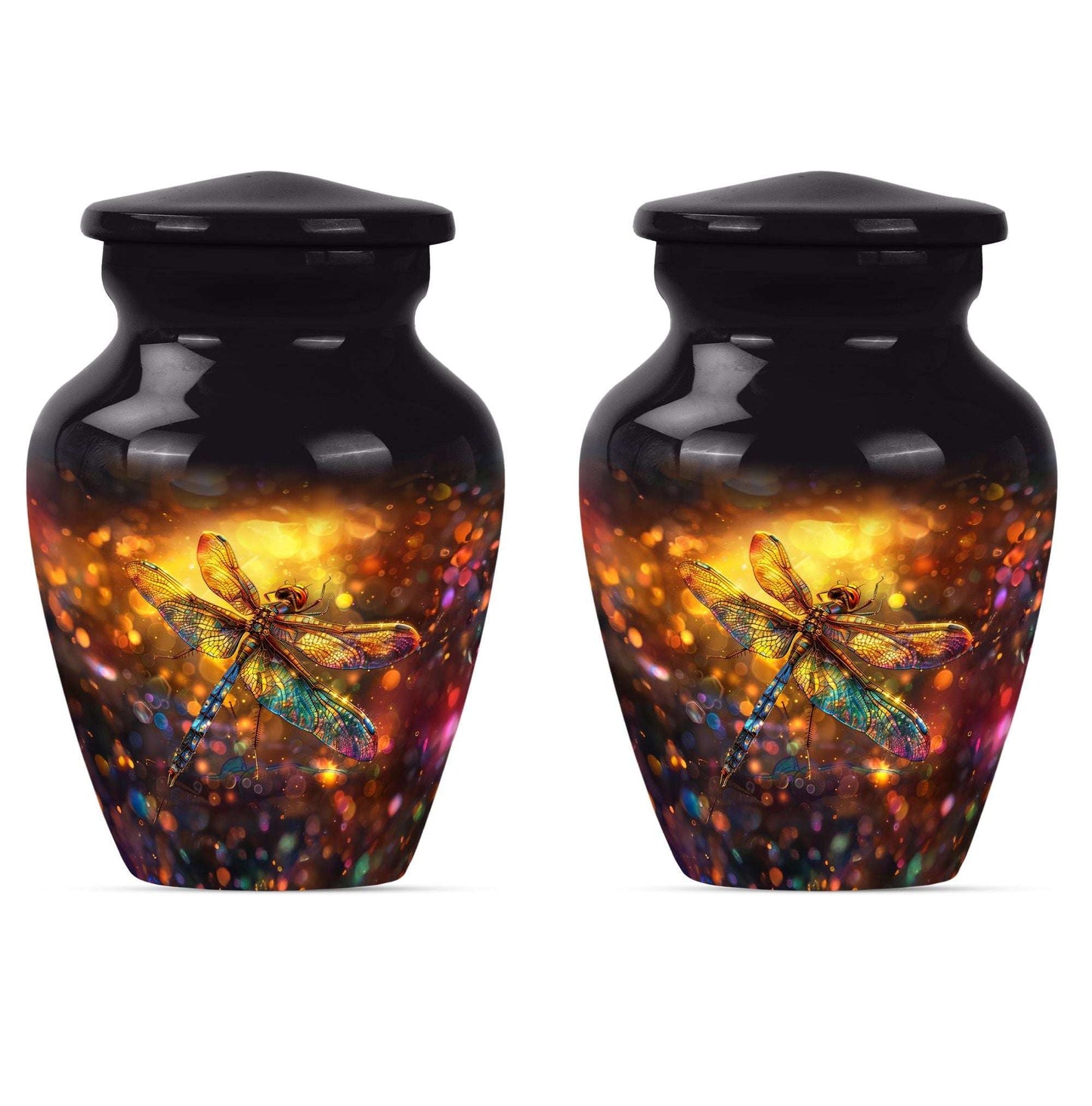 Decorative Dragonfly Funeral Urn - Cremation Urn Mom
