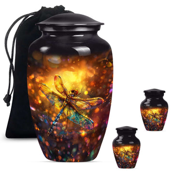 Large Urn With 2 Keepsake Urn