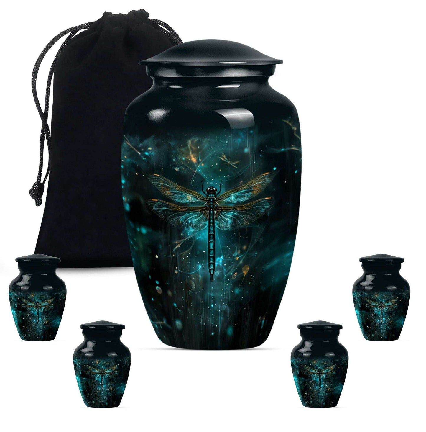 Dragonfly Decorative Funeral Urn - Urns For Cremation Ashes Mother