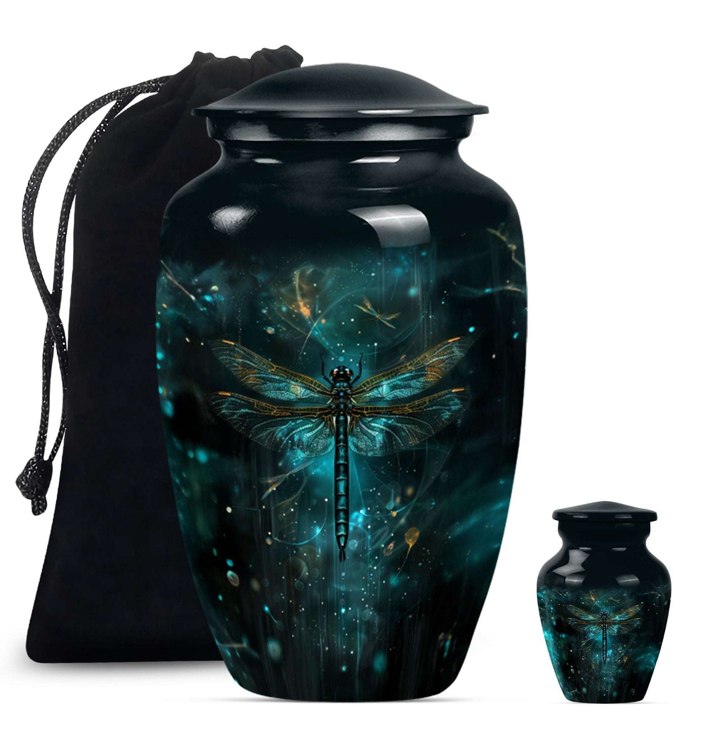 Dragonfly Decorative Funeral Urn - Urns For Cremation Ashes Mother