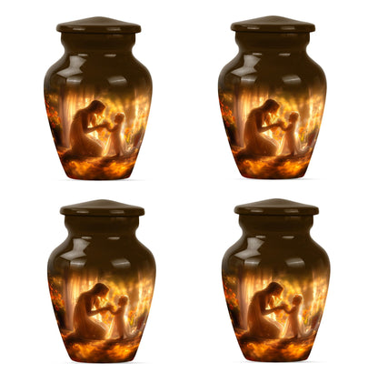 mother urn for woman's ashes.