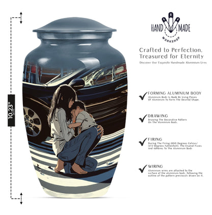 10-inch mother urn.