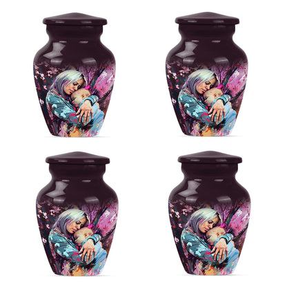 Classic 10-inch memorial large urn for human ashes.
