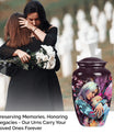Classic 10-inch memorial large urn for human ashes.
