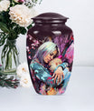 Classic 10-inch memorial large urn for human ashes.