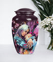 Classic 10-inch memorial large urn for human ashes.