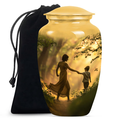 Mother Urn for adult human ashes