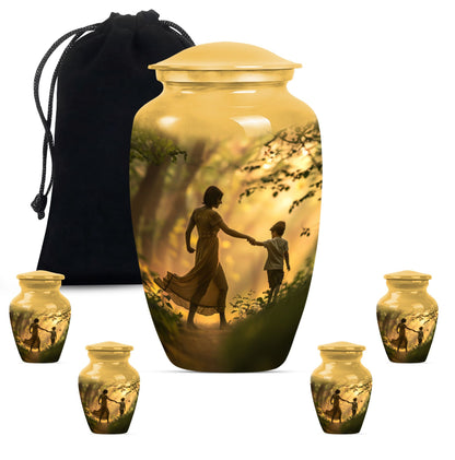 Mother Urn for adult human ashes