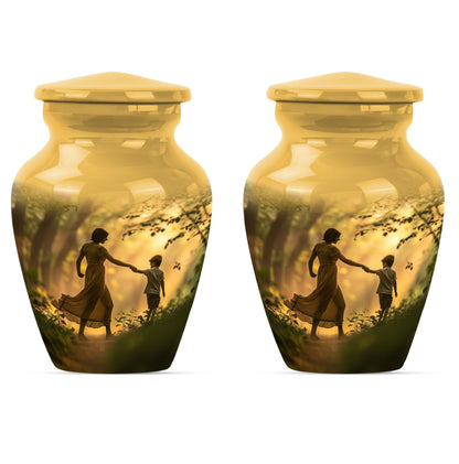 Mother Urn for adult human ashes