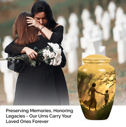 Mother Urn for adult human ashes