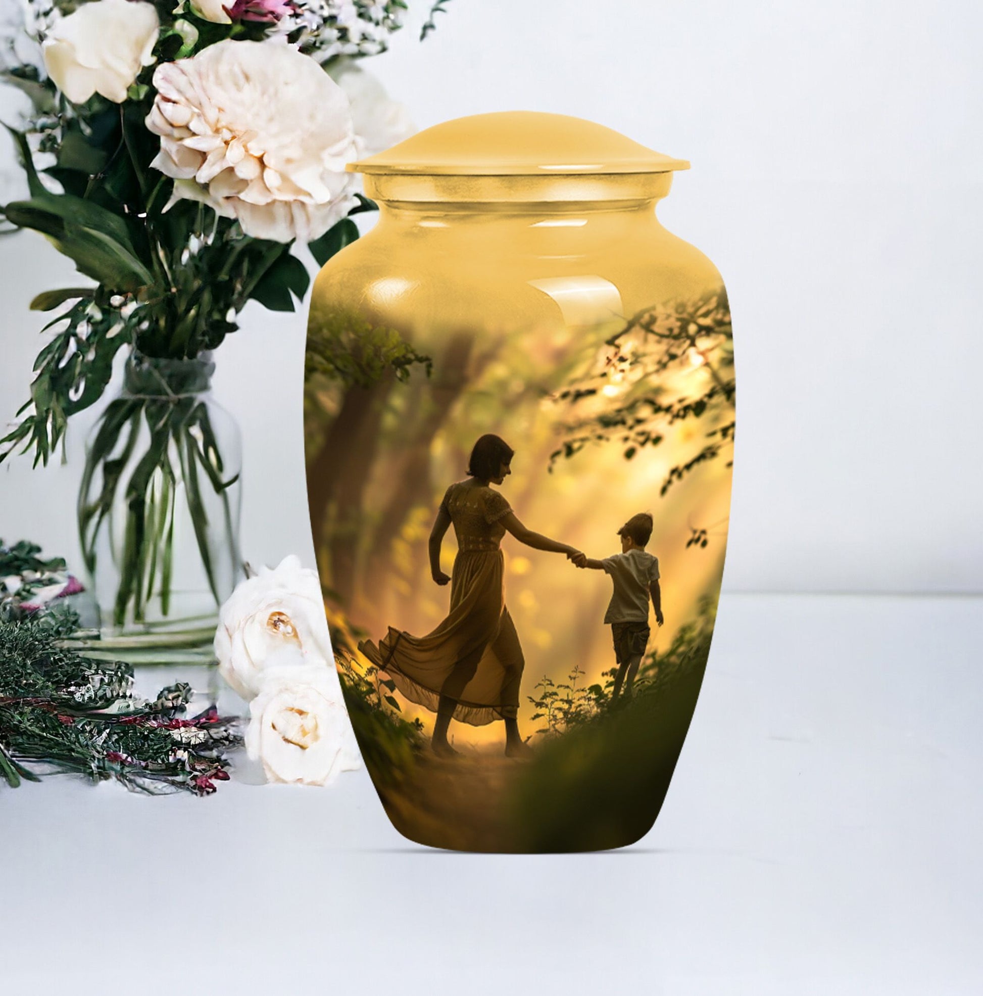 Mother Urn for adult human ashes