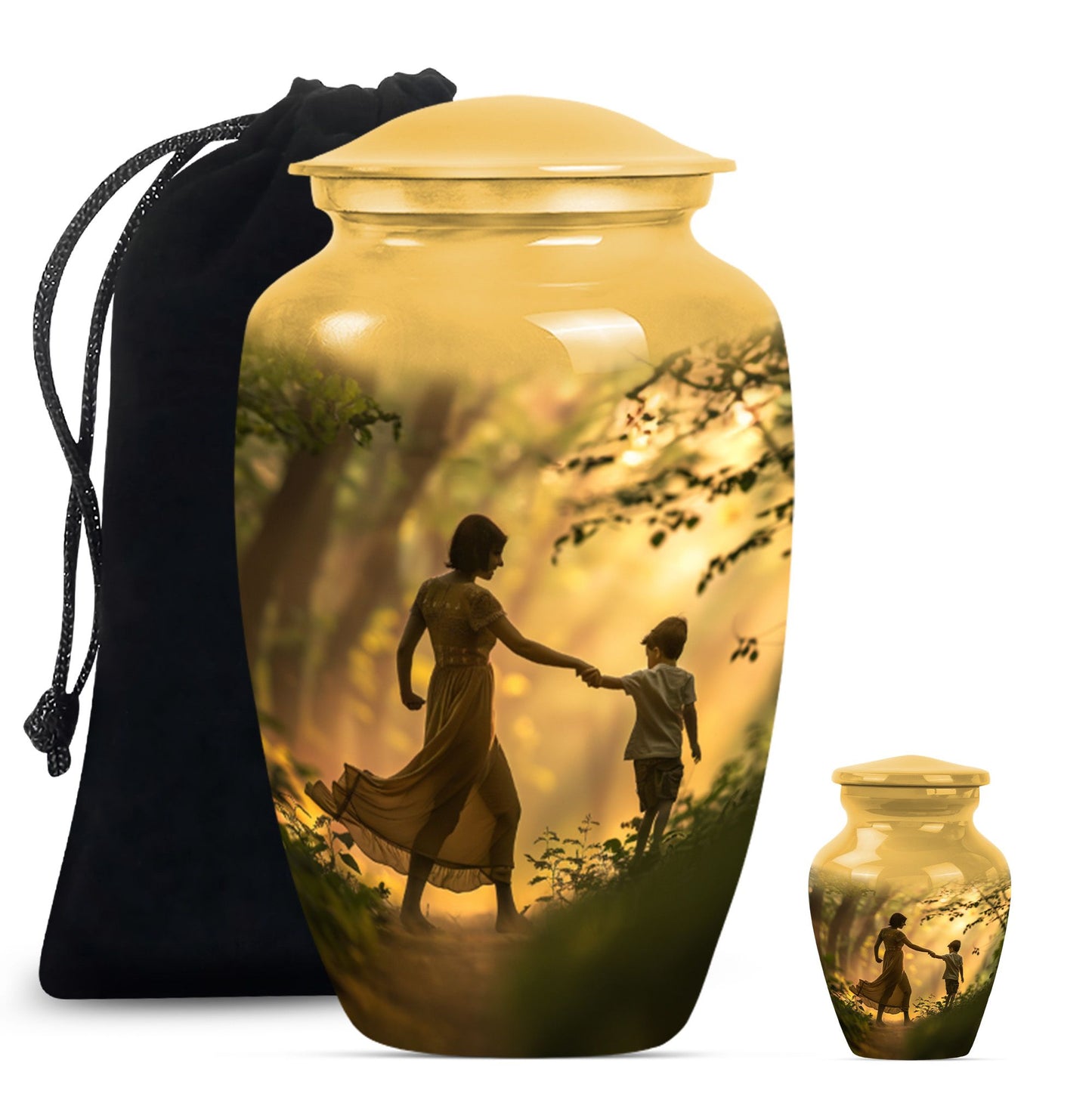 Mother Urn for adult human ashes