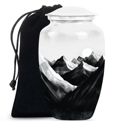 MOUNTAINS Classic Urn in Purple Meadow.