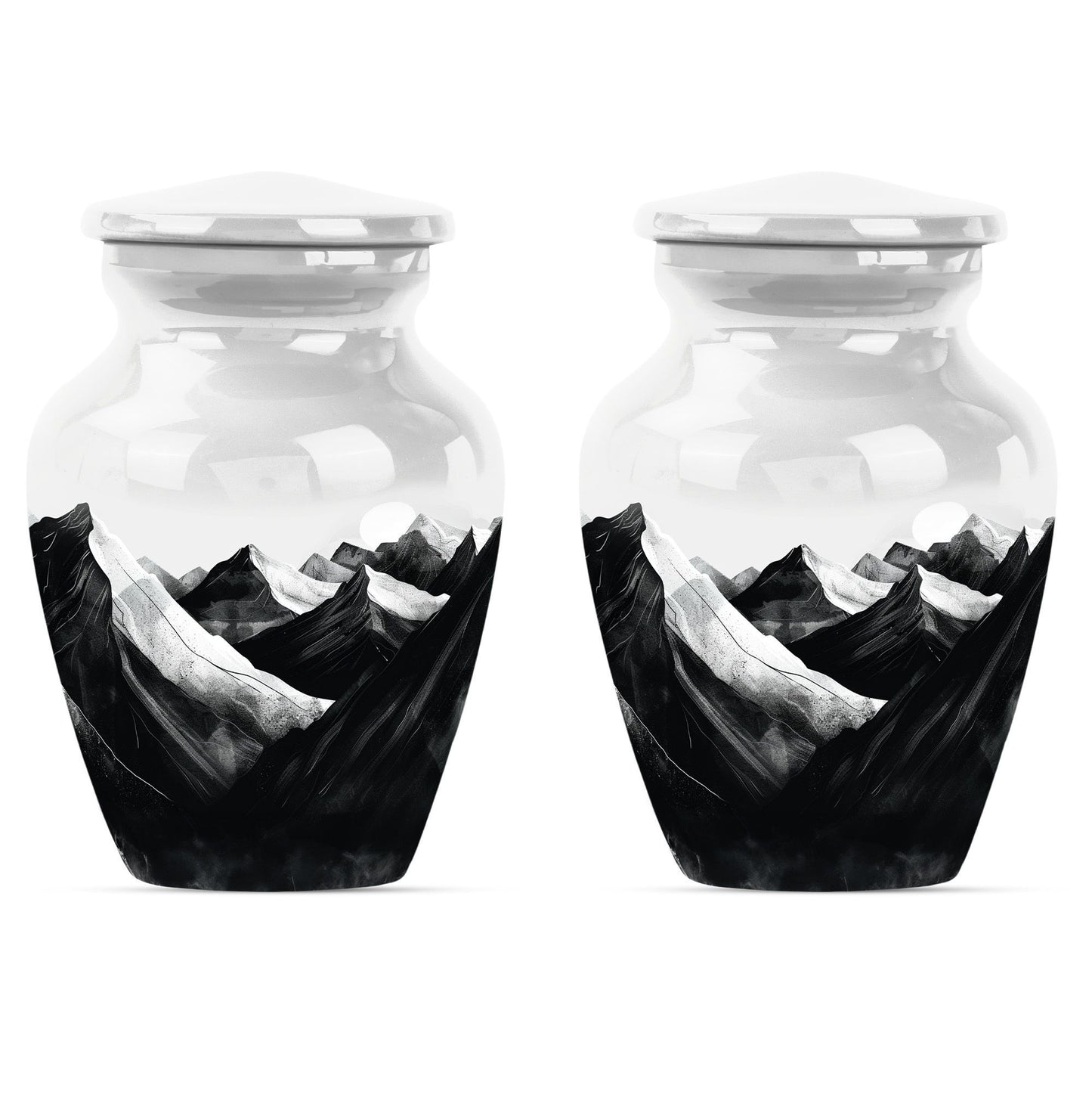 MOUNTAINS Classic Urn in Purple Meadow.