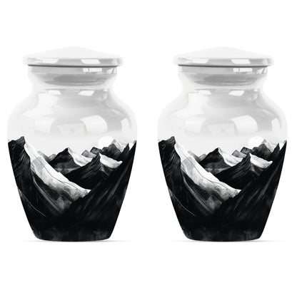 MOUNTAINS Classic Urn in Purple Meadow.