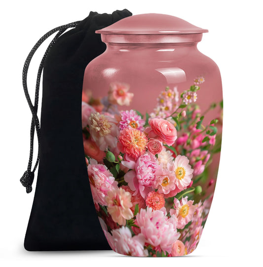 Urn in Purple Meadow theme