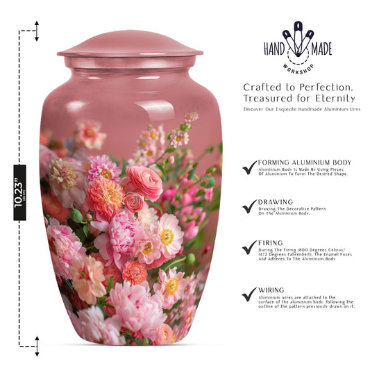 Urn in Purple Meadow theme