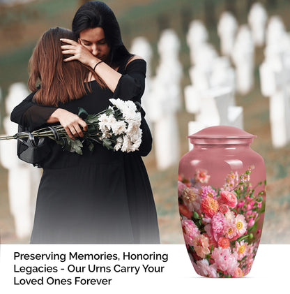 Urn in Purple Meadow theme