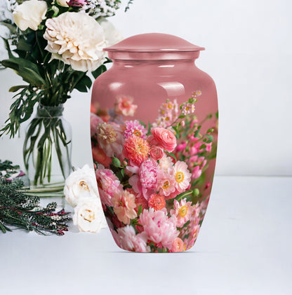 Urn in Purple Meadow theme