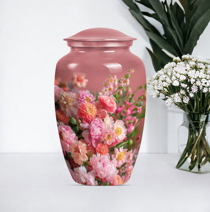 Urn in Purple Meadow theme