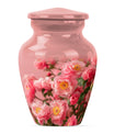 flower urn made from aluminium, classic design.