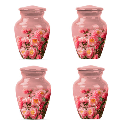 flower urn made from aluminium, classic design.