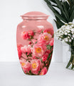 flower urn made from aluminium, classic design.