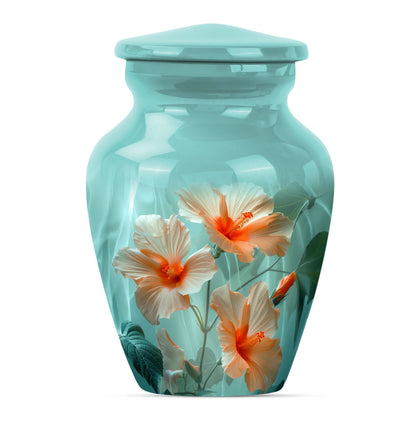  Purple Meadow theme flower urn,