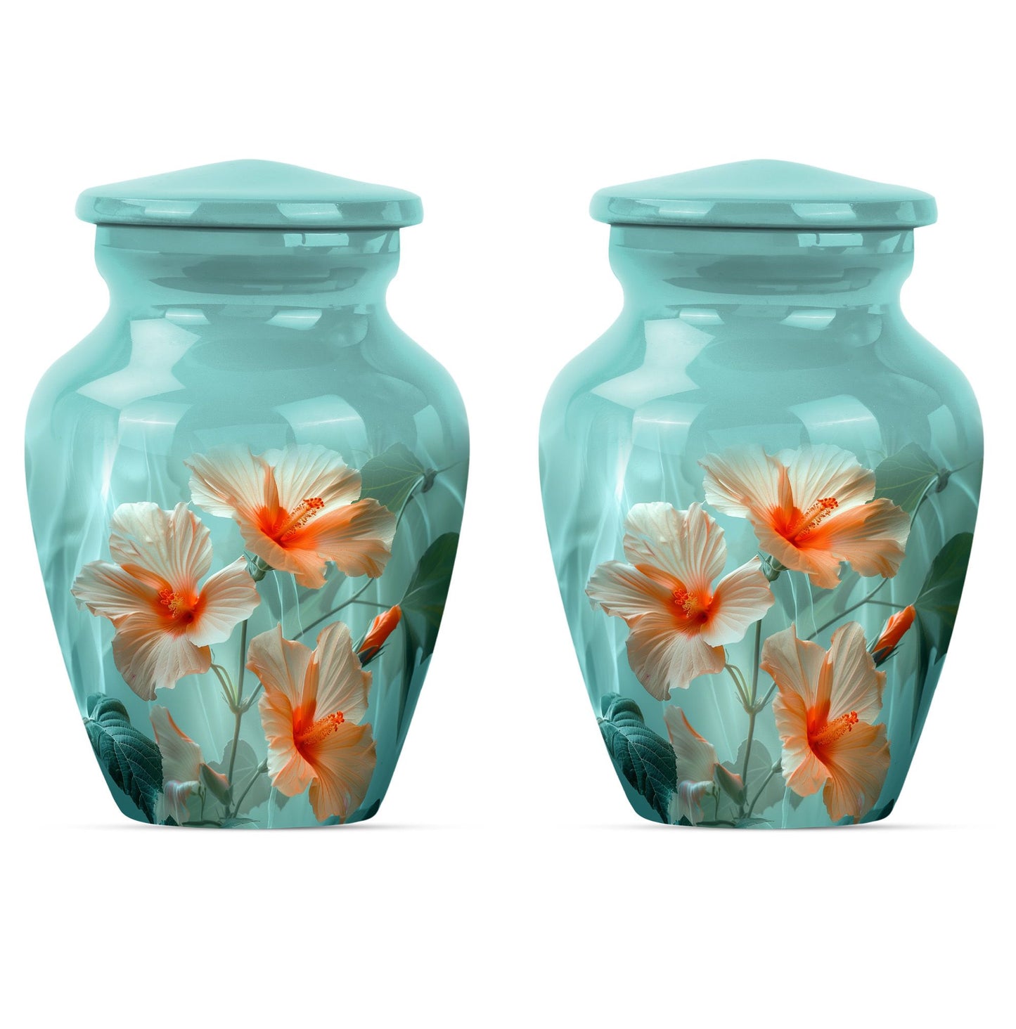  Purple Meadow theme flower urn,