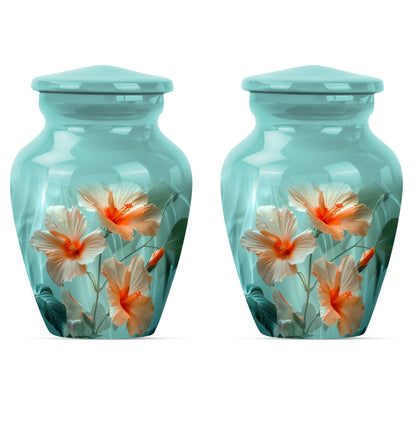  Purple Meadow theme flower urn,