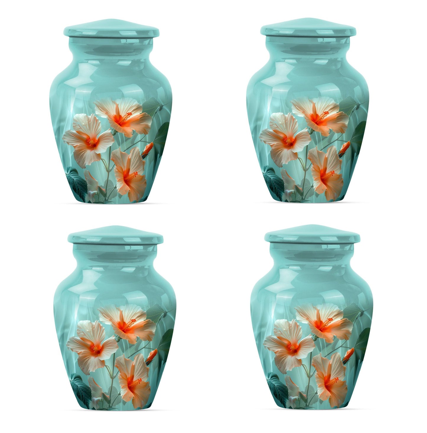  Purple Meadow theme flower urn,