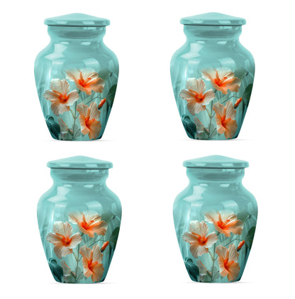  Purple Meadow theme flower urn,