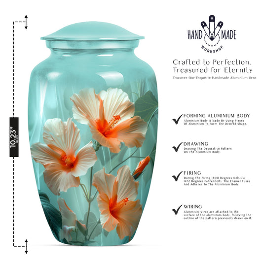  Purple Meadow theme flower urn,