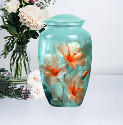  Purple Meadow theme flower urn,