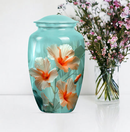  Purple Meadow theme flower urn,